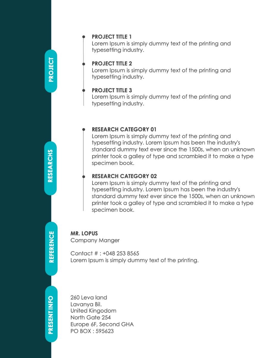 resume format with experience download free cv template 8 (1)
