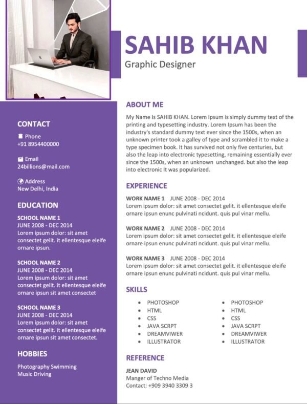 Resume Format in PDF Download | Free Resume Templates