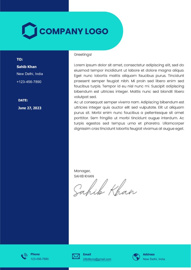 Free Letterhead Templates & Designs for download
