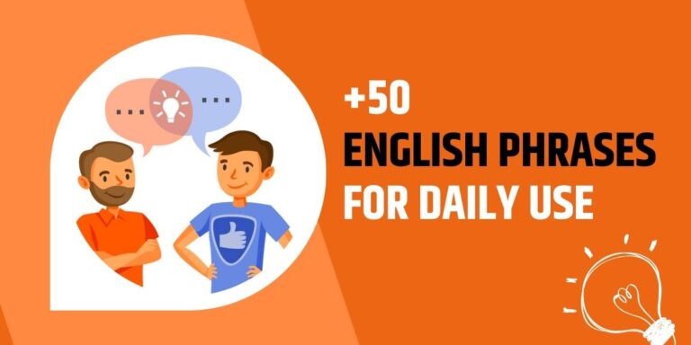 +50 English Phrases For Daily Use