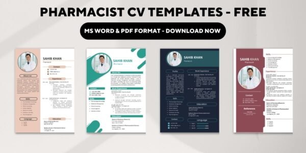 +17 Pharmacist CV Templates - Word & PDF Download