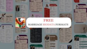 100 Marriage BioData Formats - Free Download