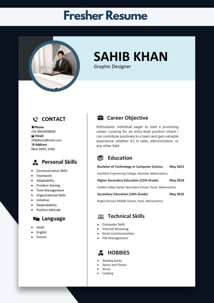 Resume Format 2024 For Freshers In Word Happy Kirstyn