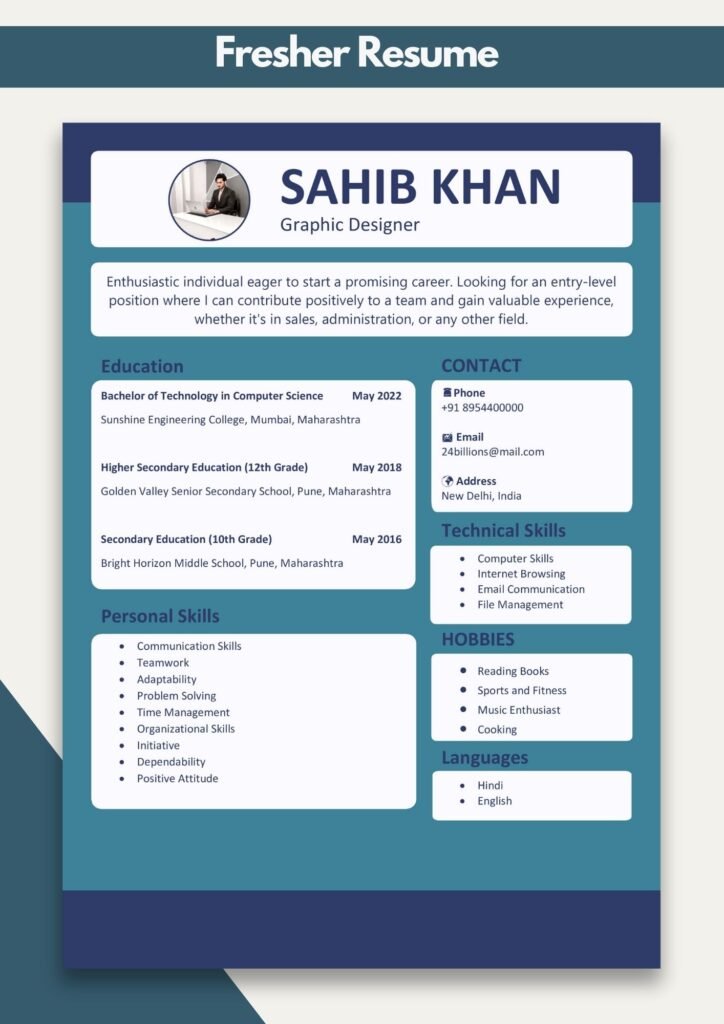 free downloadable resume templates for word