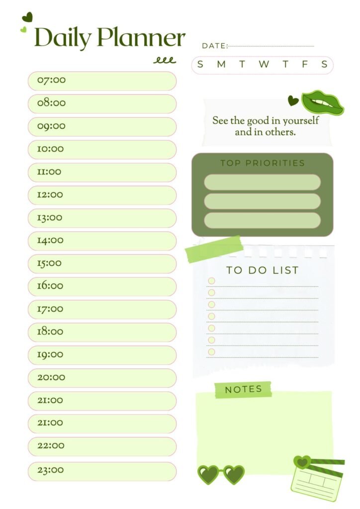10 Best Printable Daily Planner Templates – Free PDF Download