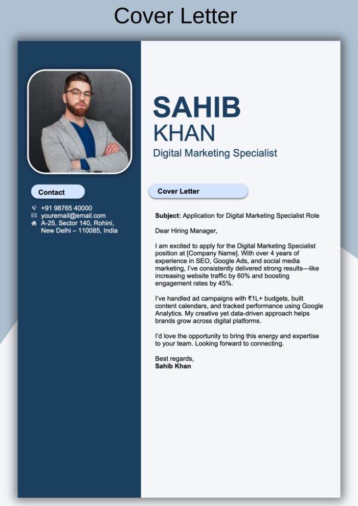 Resume Template Ms Word with Cover Letter, 1 Page Cv Template Ms Word + 2 page resume for Ms Word, Resume Professional