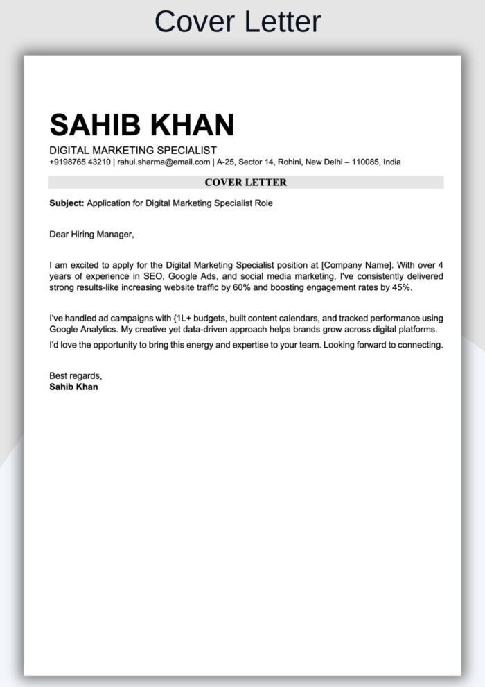 Simple Resume Format Download in Ms Word Simple Resume Templates
