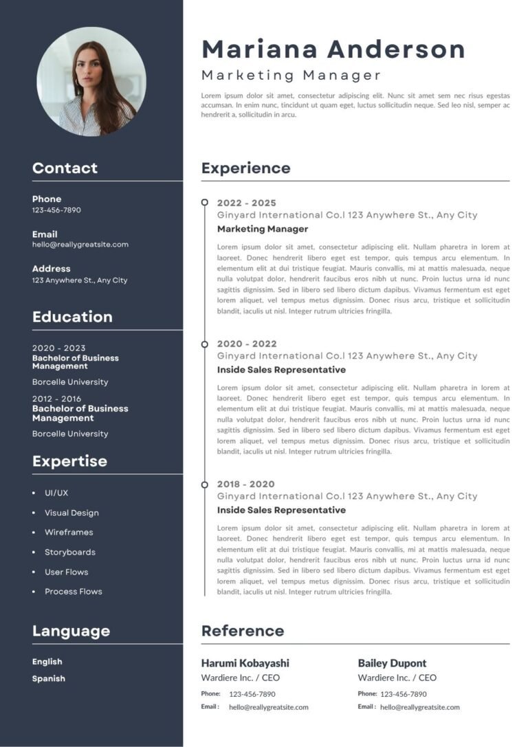 10 Best Canva Resume Templates Download Free