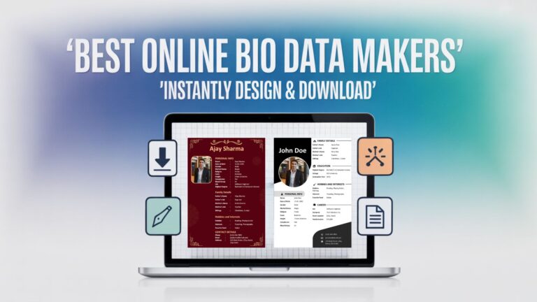 Best Online Bio Data Makers to Instantly Design and Download