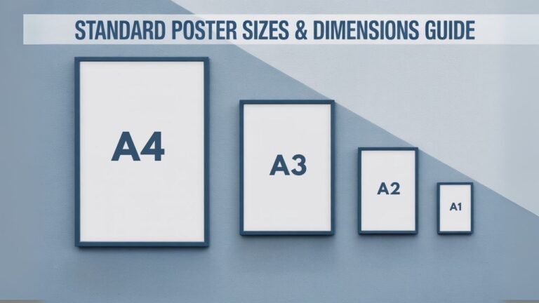 Standard Poster Size and Dimensions Guide