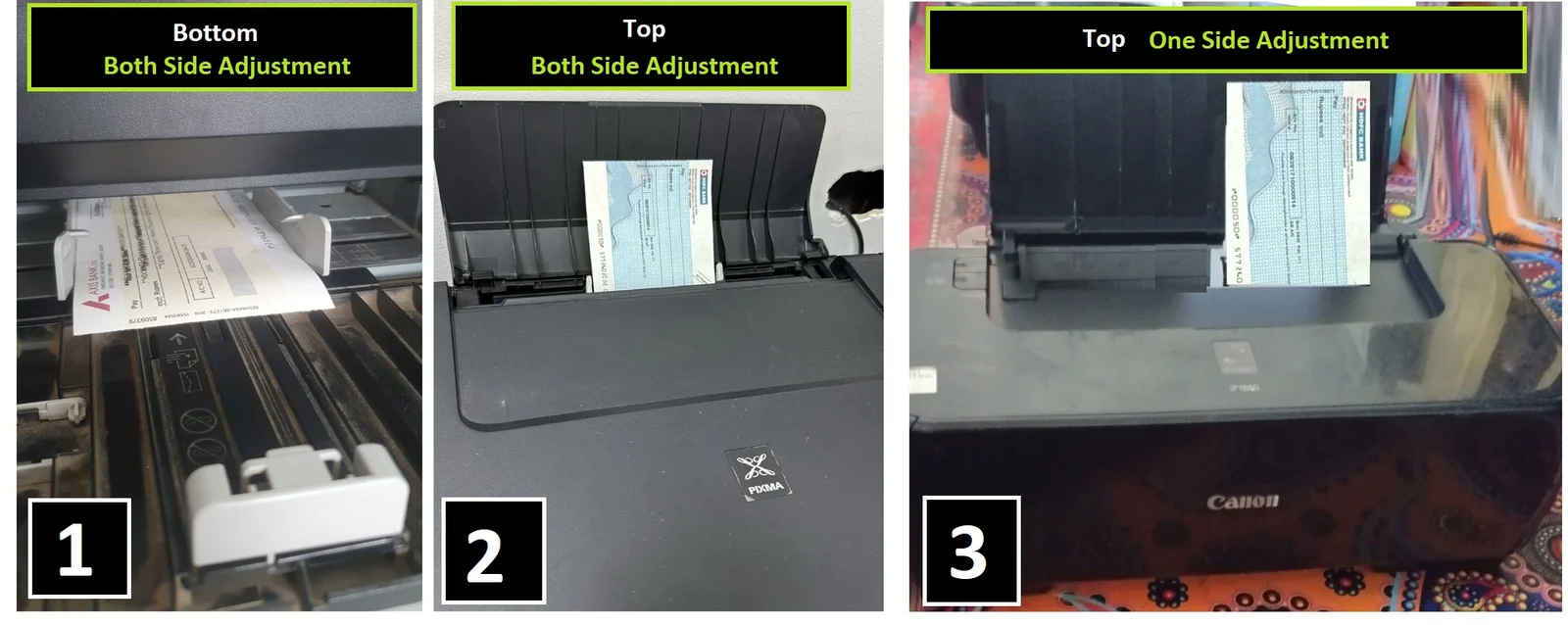 How to Insert Cheque in Printer Guide