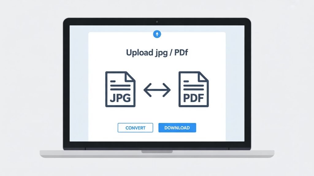 JPG to PDF & PDF to JPG Converter – Free Online Tool