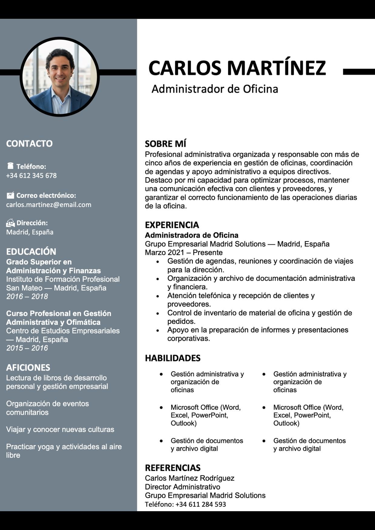 Currículum PDF o Word Plantillas de CV gratis