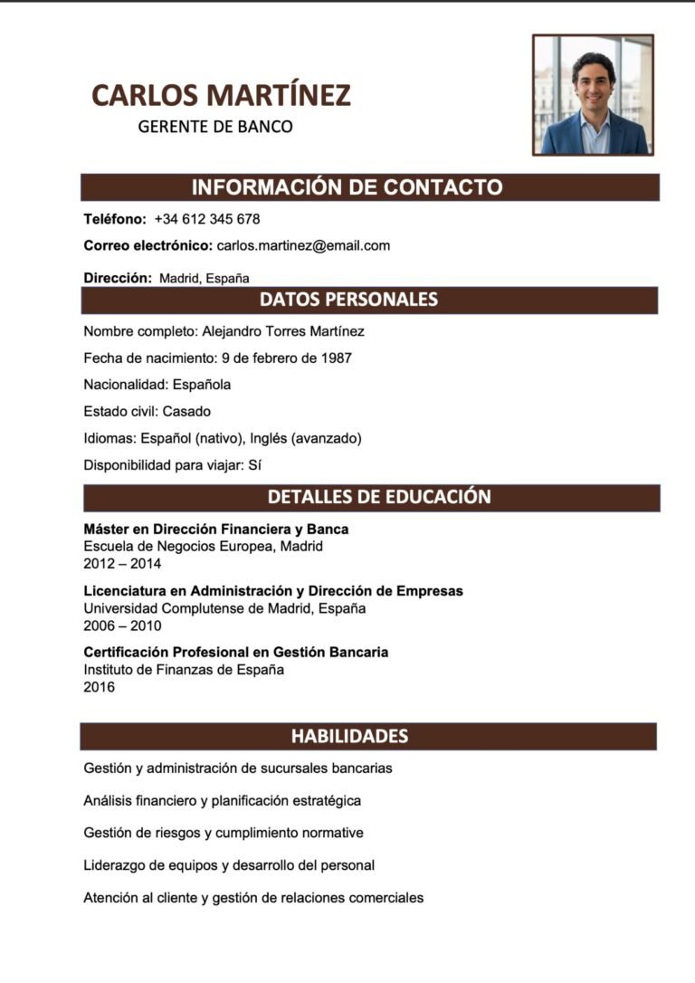Plantillas de CV creativos gratis Word