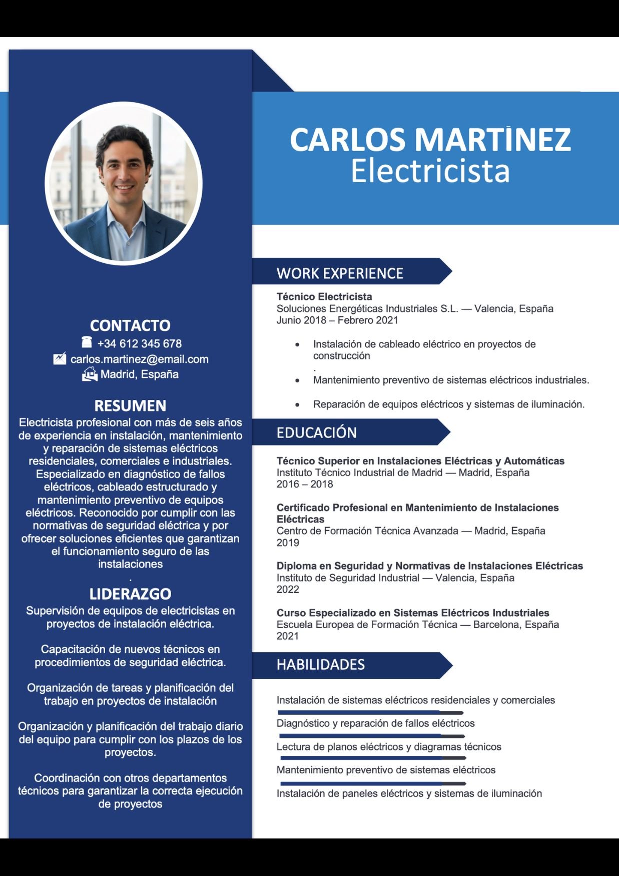 plantilla curriculum