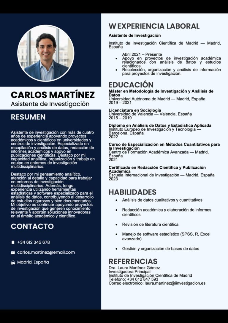 plantillas para curriculum gratis