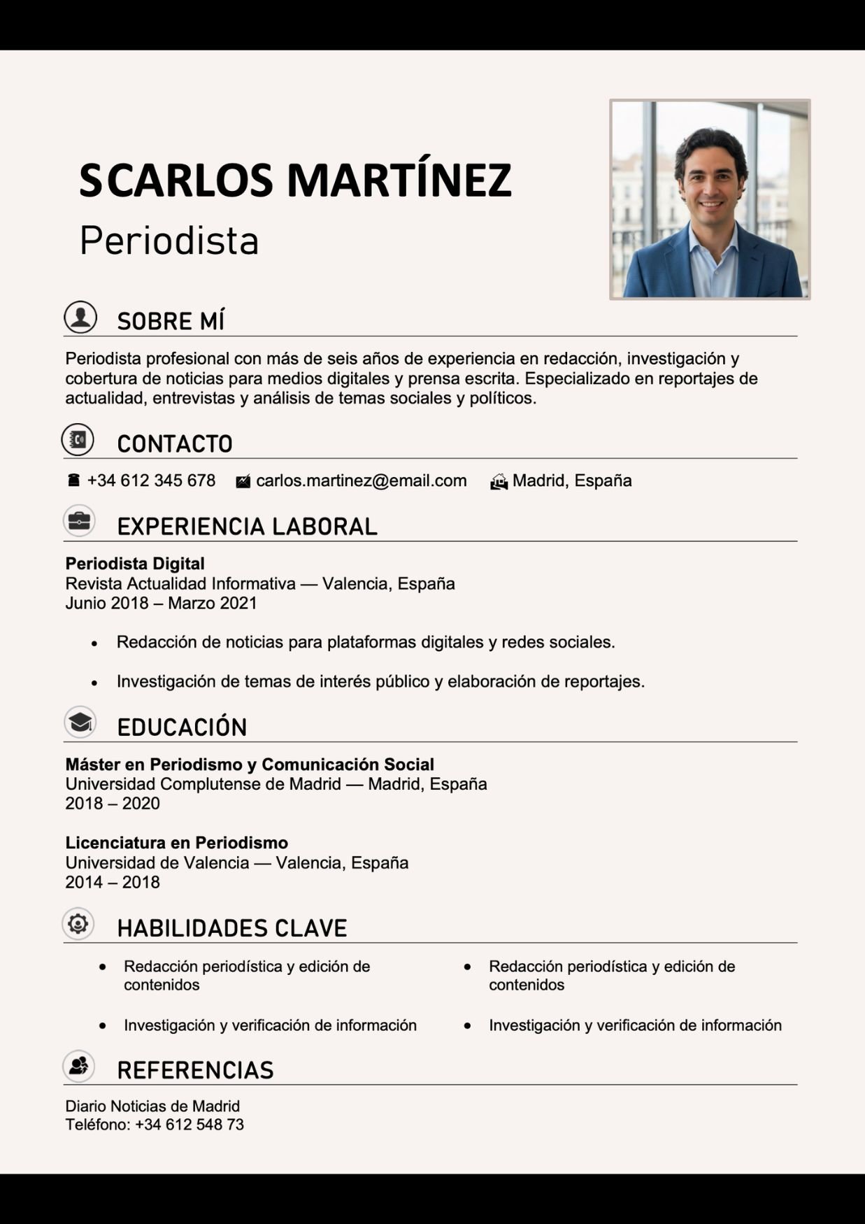 plantillas para resume