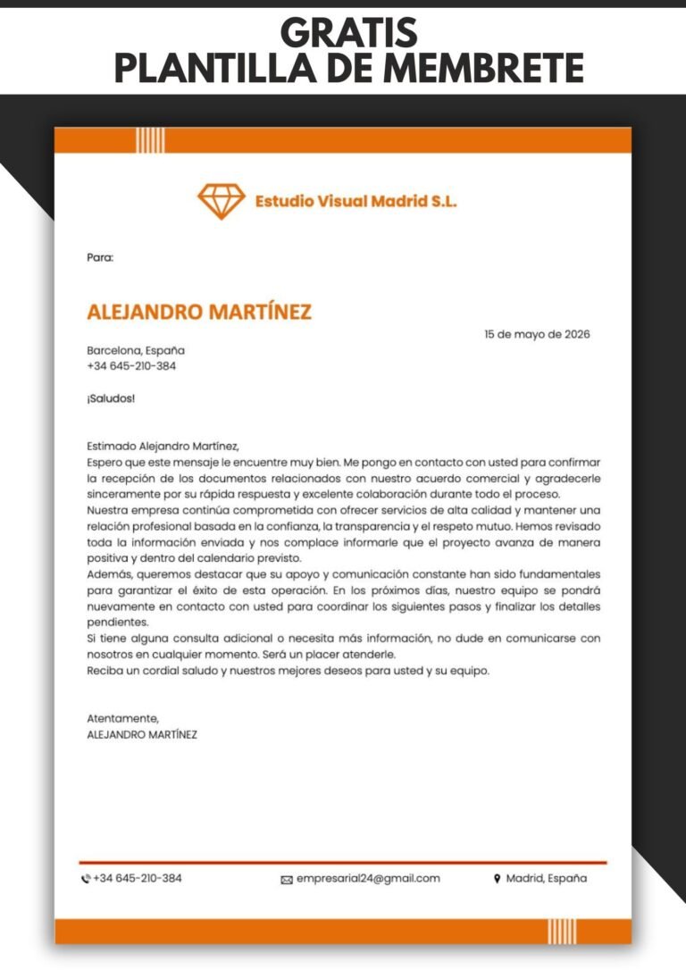 membrete empresa