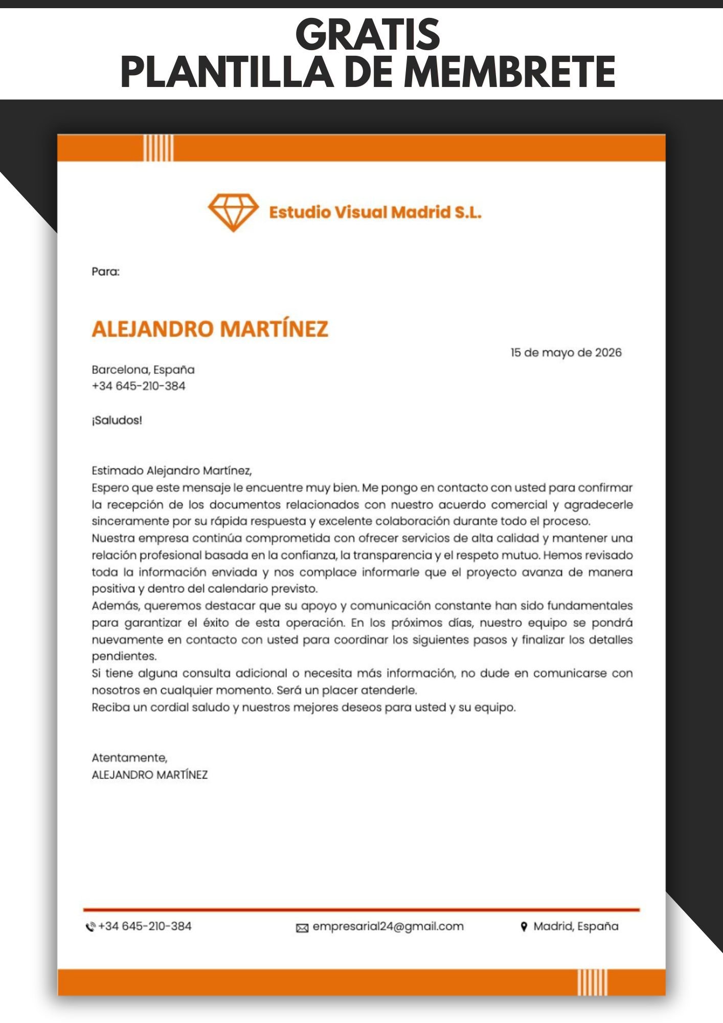 membrete empresa