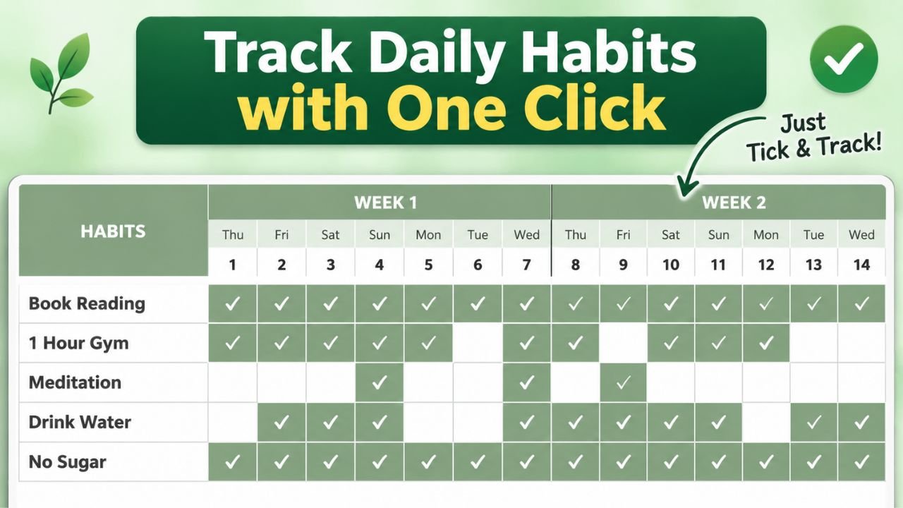 Track Daily Habits with One Click