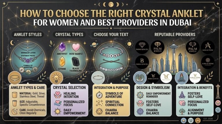 Crystal Anklet for Women in Dubai